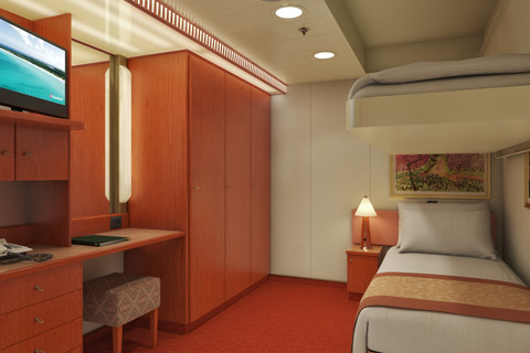 (1A) Interior Bunk Bed (Solo Cabin)