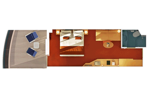 (8N) Aft-View Extended Balcony